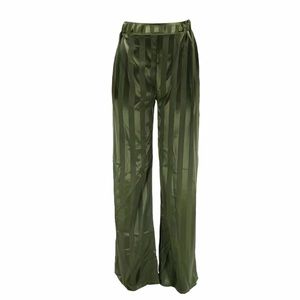 Striped Satin Pants